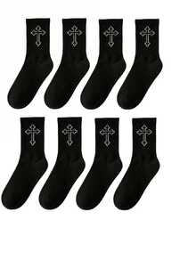 1/2/4/5/8/10 Pairs [Must-Have For Sports Enthusiasts] Men's Mid-Calf Sport Socks - Multicolor - View 12