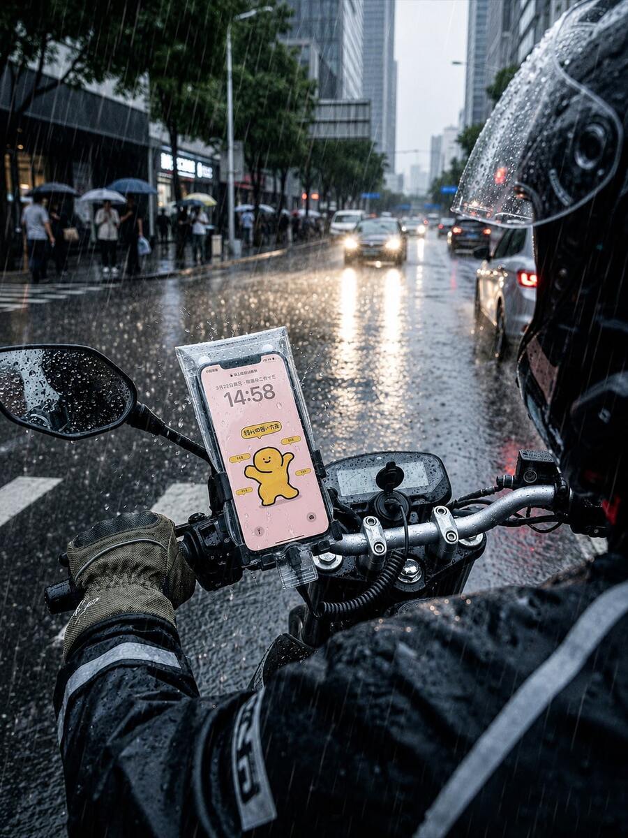 防水手機收納袋,附充電孔,透明觸控螢幕手機防水袋,通用 Android,適用單車、摩托車、電動單車手機包,防雨防塵防雪保護套,適合騎行、通勤、徒步、露營、釣魚、戶外旅行 - A - 查看 1