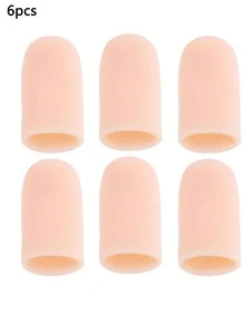 4pcs/6pcs/8pcs Gel Finger Cots, Silicone Finger Protectors, Thumb Support Finger Caps Gloves - Multicolor - View 13