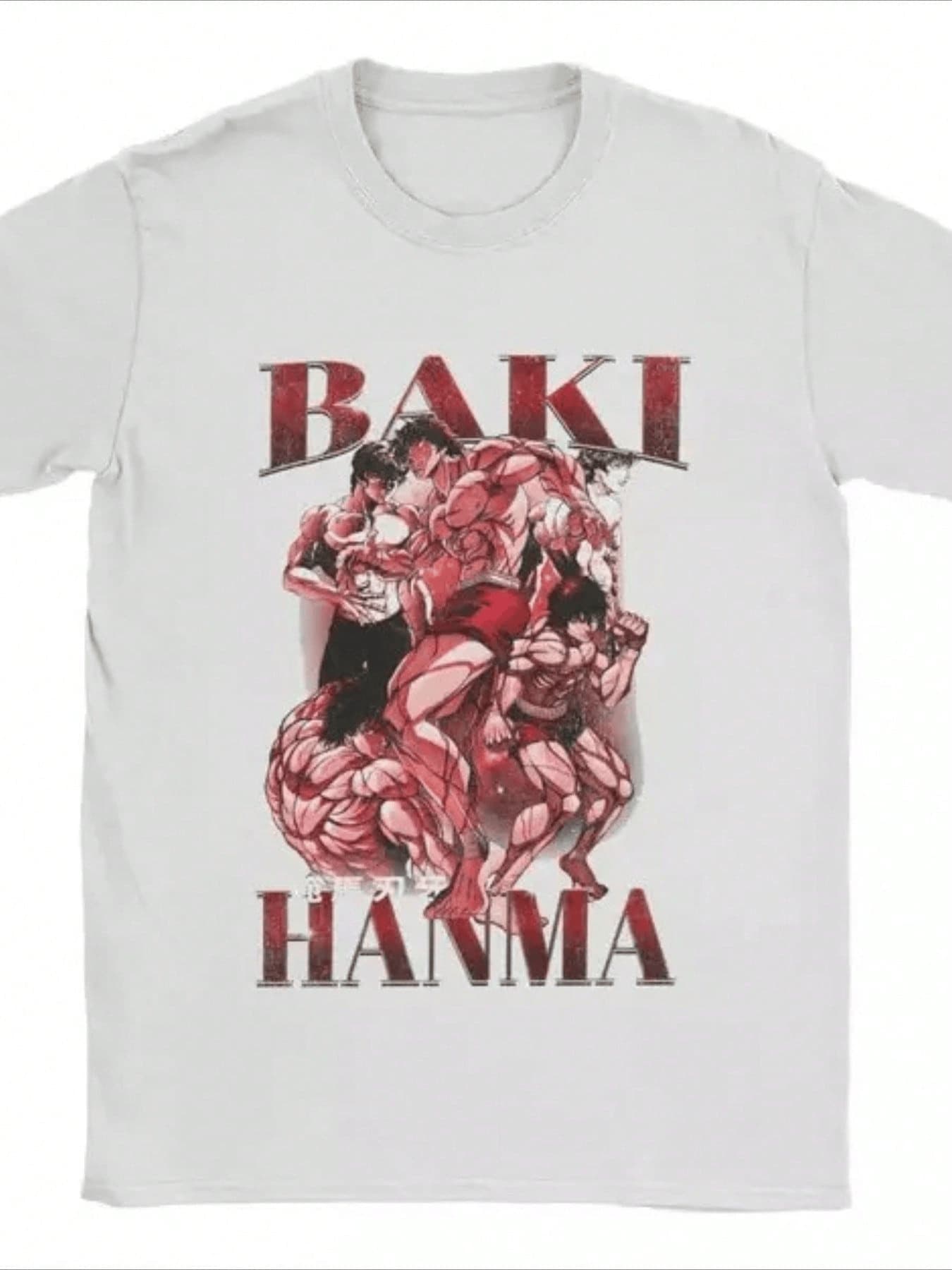 Strength And Fighting Spirit With Muscular, Combat-Inspired Characters. Comfortable, Modern Men's T-Shirt For Daily Training. - White - View 1