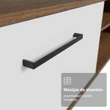 Madesa Agata TV Stand Rack With 2 Doors, Up To 80cm - Multicolor - View 7