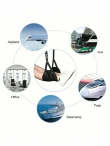 Low Cost Airline U-Shaped Pillow, Can Be Stuffed With Clothes, Portable Travel, Long Flight Storage, U-Shaped Pillow Case, Empty Bag. Soft Plush Travel Headrest, Can Be Stuffed With Clothes, Luggage Or Other Items; Multi-Functional Outdoor U-Shaped Portable Headrest, Flight Essentials, Aeroplane Essentials, Travel Essentials Holiday - Multicolor - View 8