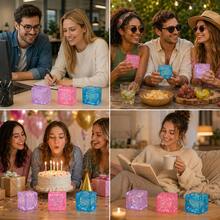 1/3pcs Squeeze Cube Toys, Sensory Toys, Squeeze Toys, Filled With Star-Shaped Glitter, Designed To Relieve Anxiety And Stress; Perfect As Birthday Gifts, Party Favors Or Classroom Rewards. - Multicolor - View 9