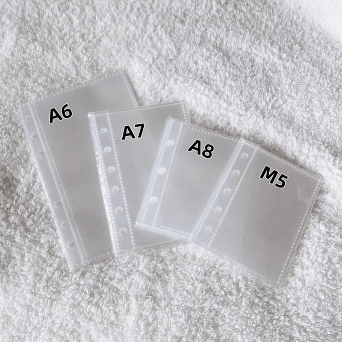 20/30/50 Pages/40 Sheets/Pack A6/A7/M5/A8 Thickened Card Album, Minimalist Transparent Inner Pages, Replaceable Inner Pages, Suitable For Loose-Leaf Photo Album Sticker Book, 3D Sticker Book Spare Plastic Inner Pages, Sticker Notebook Loose-Leaf Binder, Made Of High Transparency PP Material, With Protective Film, Can Be Used For Sticker Making, Sticker Book Making, Photo Cards, Office Notebook Storage Supplies, Small Card Storage Bags, Collection Albums, Back To School Season, Teacher Gifts, Back To School Gifts - Inner Pages - View 1