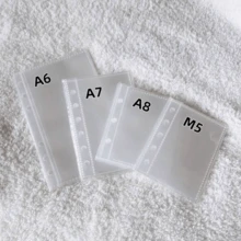 20/30/50 Pages/40 Sheets/Pack A6/A7/M5/A8 Thickened Card Album, Minimalist Transparent Inner Pages, Replaceable Inner Pages, Suitable For Loose-Leaf Photo Album Sticker Book, 3D Sticker Book Spare Plastic Inner Pages, Sticker Notebook Loose-Leaf Binder, Made Of High Transparency PP Material, With Protective Film, Can Be Used For Sticker Making, Sticker Book Making, Photo Cards, Office Notebook Storage Supplies, Small Card Storage Bags, Collection Albums, Back To School Season, Teacher Gifts, Back To School Gifts - Inner Pages - View 8