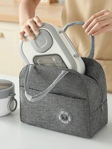Portable Lunch Set, Large Capacity Lunch Bag Set, Foldable Aluminum Foil Tote Bag, Lunch Box, Breakfast Cup, Suitable For Travel, Work, School, Outdoor, Picnic, Student Supplies, Bento Box, Lunch Bag - Multicolor - View 8