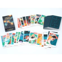 Eras Tarot Cards, 78 Cards,Card Game,Unlock Your Destiny Divination Tarot Deck, English Fortune Telling Spiritual Game Cards,Divination Tarot Deck For Beginners - Multicolor - View 2