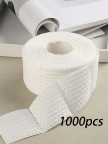 1000-Piece Lint-Free Nail Cleansing Wipes, Super Absorbent, Suitable For Removing Gel Nail Polish, Makeup, Eyelash Glue, And For Skincare, Soft And Clean Nail Cleansing Wipes - White - View 10