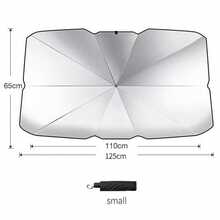 [Windshield Sunshade Umbrella]One-Piece Car Windshield Sunshade Umbrella, Universal Car Windshield Upgrade Sunshade, Easy To Install And Foldable Storage. Suitable For Sedans, SUVs And Trucks - Heat-Resistant Sun Protection Cover, Essential Car Sunshade Product For Summer, Practical Car Sunshade Cover. - A - View 8