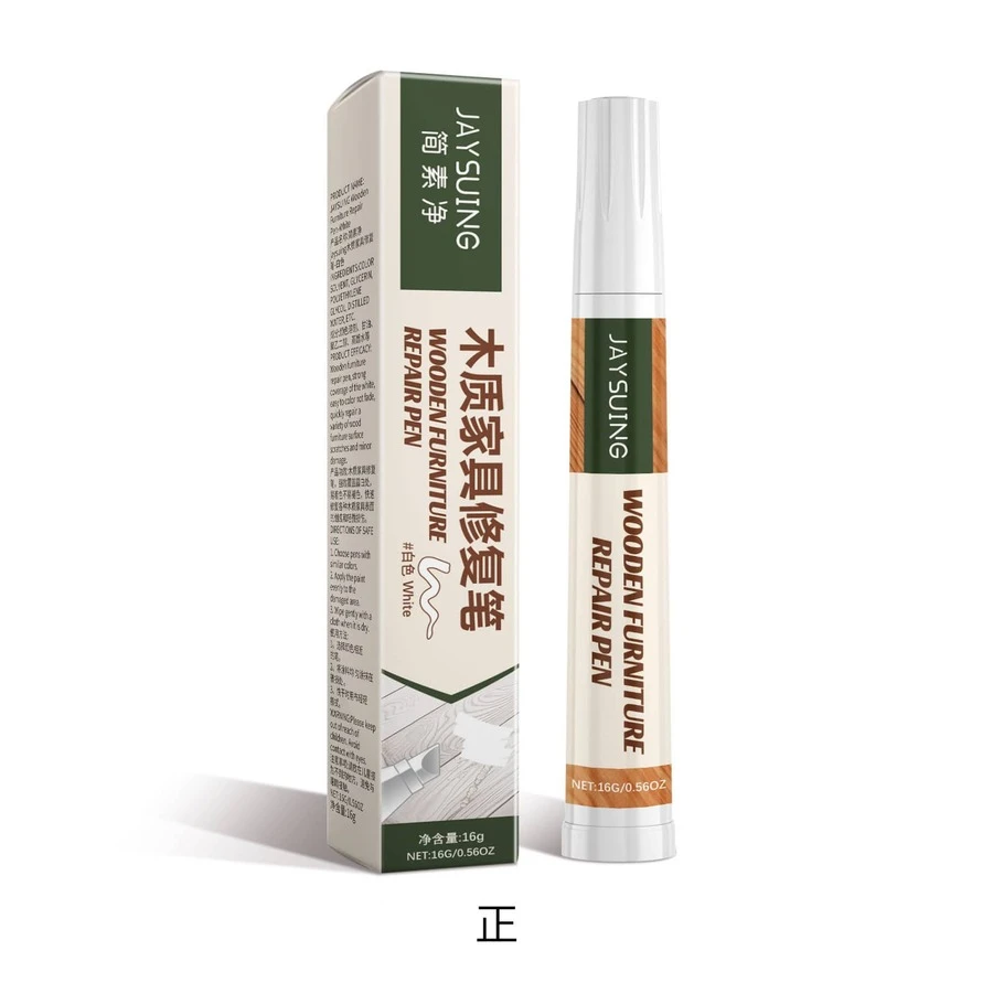JAYSUING Wood Furniture Repair Marker, Furniture Touch Up Paint Pen For Wood Door, Furniture Scratch Remover - A - View 1