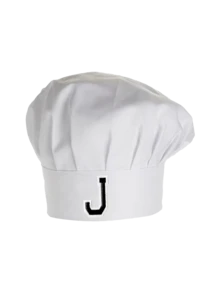 1pc A-Z Customized Chef Hat For Men And Women, Kitchen Cooking Cap Short Baker Hats For Baking Pizza Costume Party Favor - White - View 8