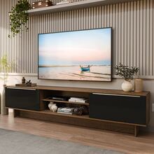 Madesa Lux TV Stand Rack With 2 Doors, Up To 80cm - Multicolor - View 1