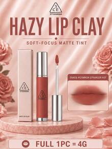 3CE HAZY LIP CLAY #COMMON STRANGER 4g，質地滑順不乾澀，可疊加顯色，適合黃色與白皙膚色 - #COMMON STRANGER - 查看 5