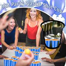 20pcs Mini Party Cups, 2oz Cups, Suitable For Party, Picnic, Wedding, Home, Office, Reusable Mother's Day Party Supplies - Multicolor - View 8