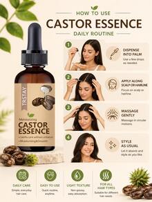 TRSTAY Hair Serum Lightweight Formula Smooth Shiny Hair Locks In Moisture Softens Hair Ideal For Daily Care Styling Or Pre Makeup Routine - 彩色 - 查看 3