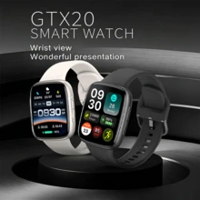 PANDA GTX20 Multi-Function Smart Watch, 1.85-Inch HD Screen, Pedometer, Multiple Sports Modes, Sleep Monitoring, Music Control, Remote Camera, DIY Watch Face, Stopwatch, Alarm, Calendar, Calculator, Bluetooth Calling, Message Notification, Suitable For Gifts/Sports/School And More - Black - View 4