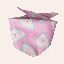 1pc Pet Bandana Soft Fabric Dog Scarf Daily Home Walking Birthday Holiday Decoration Triangle Kerchief - Multicolor - View 2