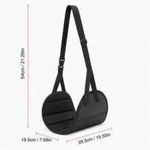 1/3pcs Adjustable Portable Black Airplane Footrest With Strap, Suitable For Travel, Office, Outdoor And Car, Lightweight Hammock-Style Leg Support - Multicolor - View 12