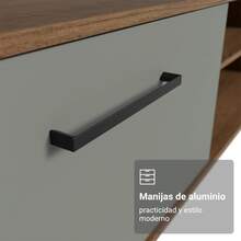 Madesa Agata TV Stand Rack With 2 Doors, Up To 80cm MG1 - Multicolor - View 6