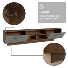 Madesa Agata TV Stand Rack With 2 Doors (Up To 80cm) - Multicolor - View 10