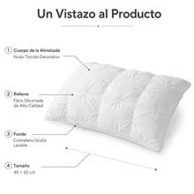 Bed Pillows - White - View 3