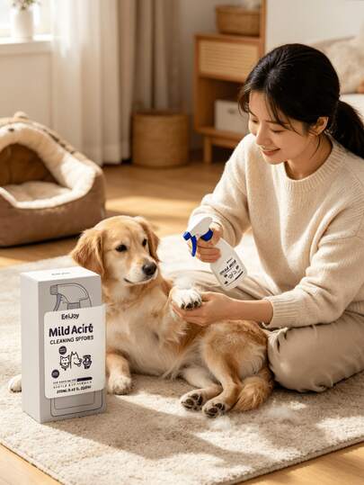 Pet Cleaning Spray, Moisturizing & Nourishing Cleansing Spray For Pet Fur And Paws, Dirt Removal & Comfortable Care