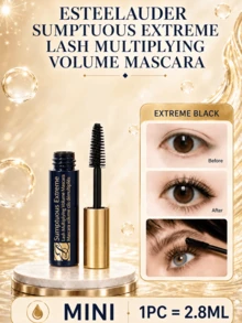 Estée Lauder 雅詩蘭黛 Sumptuous Extreme 睫毛膏 (2.8ml/8ml)，防水、防暈染、持久不褪色、捲翹、加長、豐盈、不結塊，日常妝容 - 黑色 - 查看 12
