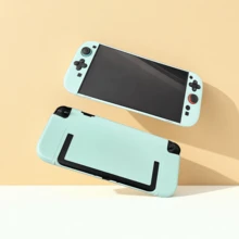 Switch 2 手持遊戲機防震磨砂保護殼，一體式精準貼合防刮防摔硬殼，經典黑、白色、淺藍 3 色，適合玩家 - 查看 12