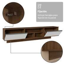 Madesa Glamy TV Stand Rack With 2 Doors, Up To 80cm 01 - Multicolor - View 10