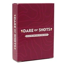 لعبة بطاقات "DARE OR SHOTS" الجديدة باللغة الإنجليزية، تتضمن 55 تصميم بطاقة، لعبة بطاقات جريئة ومثيرة لخلق أجواء في أي حفلة، مثالية لليلة الموعد والذكرى السنوية وعيد الحب وعيد الميلاد - التحدي أو الطلقات - مشاهدة 2