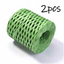 1/2件 (70g±5g)/PC 4mm彩色拉菲草紙繩，適用於DIY手工藝品、禮物包裝、草帽編織、花束裝飾、派對與節日裝飾配件、手工藝品與禮物，完美適用於週年紀念、聖誕節、復活節、生日、新年、情人節、畢業派對、喬遷派對 - 拉菲草 - 查看 29