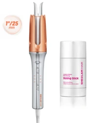 SHEGLAM HAIR It-Curl One-Touch Instant Curler-25mm+Glossy Shine Strong Styling Stick,Automatic Hair Curler With 3 Temps,Fast Heating & Automatic Shut-Off & Anti-Scald Touch Instant Curler For Hair Styling - Orange - View 12
