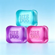 5cm Schylling Nice Cube, Jelly Squeeze Toy, Super Sensory Squeeze Toy [Jelly Version] More Fun And Playability, Birthday Gift - Christmas Gift - Halloween Gift - Perfect Gift - Gift - Multicolor - View 3