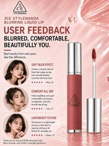 3CE HAZY LIP CLAY#HIPAMINE 4g，質地滑順不乾燥，可疊加顯色，適合黃色與白色膚色 - #HIPAMINE - 查看 9