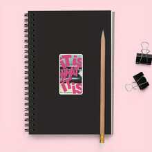 Pink Lettering IT IS WHAT IT IS, Used For Self-Consolation, Let Go Of Hesitation Waterproof Vinyl Sticker - Durable Smooth Surface, Self-Adhesive Bumper Sticker, Suitable For Cars, Windows, Laptops, Trucks, Water Bottles - Multi-Purpose Durable Design, Car Sticker - Vinyl - View 8