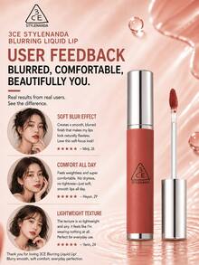 3CE HAZY LIP CLAY #COMMON STRANGER 4g，質地滑順不乾澀，可疊加顯色，適合黃色與白皙膚色 - #COMMON STRANGER - 查看 9