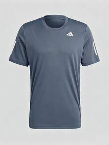 Adidas Spring/Summer Men's Fashion Comfortable Running Sports Crew Neck Short Sleeve T-Shirt IY3218 - Soft Ink Blue - View 1