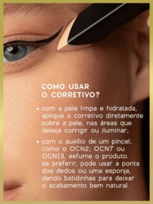 Océane Edition Concealer Stick 3,5g (Uniformiza, corrige e ilumina o rosto com efeito natural) - Tan 4.1 - Visão 6