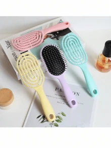 1 buah Sisir Berongga Multifungsi, Cocok untuk Rambut Basah dan Kering, Desain Pijat Lembut, Gagang Plastik ABS, Cocok untuk Semua Jenis Rambut, Mengurangi Kusut dan Rambut Kusut, Meningkatkan Kesehatan Kulit Kepala, Cocok Sebagai Hadiah Kecil, Perlengkapan Rumah Tangga, Hadiah Natal, Hadiah Halloween - Beraneka warna - View 9