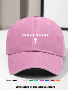 1pc Vintage Print Washed Distressed Soft Top Baseball Cap Unisex Travel Sun Protection Baseball Cap Dad Hat, Suitable For Daily Wear And Clothing Matching - Q - View 33