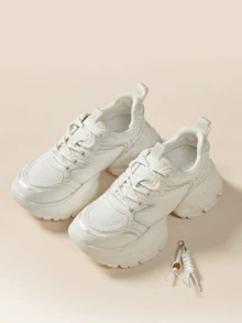 CAMEL CROWN Women's Sports Shoes, Spring/Summer New Fashion Versatile Lightweight Breathable Low-Top Casual Sneakers - Beige - View 5