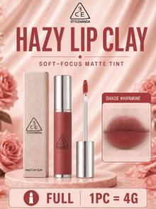 3CE HAZY LIP CLAY#HIPAMINE 4g，質地滑順不乾燥，可疊加顯色，適合黃色與白色膚色 - #HIPAMINE - 查看 5