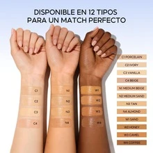 PAPA FEEL Long-Lasting Coverage Foundation 30ml | High Coverage, Moisturizing, Oil Control, Extremely Long-Lasting | Lightweight, Non-Greasy Texture | Suitable For All Skin Types, Including Sensitive Skin, For Daily Use - W2 HONEY - View 6