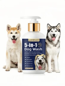 Champú para mascotas 300ml, Champú para gatos, Producto de baño con fragancia de limpieza, Líquido de baño para perros (Diferentes lotes de producción, Versión mejorada priorizada) - Multicolor - Ver 1