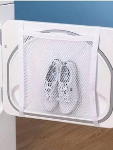 1 Stück wiederverwendbarer Schuhwasch- & Trockenbeutel, waschbarer Sportschuh-Schutzbeutel, multifunktionaler Aufbewahrungs-Organizer für Schuhe, Hosen, Jeans, Stiefel, minimalistisches Heimaufbewahrungs-Accessoire - Verschiedenfarbig - Übersicht 13