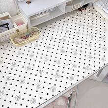 Korean Ins Style Cute Minimalist Polka Dot Large Mouse Pad, Creative Cream Color Washable Desk Mat, Suitable For Girls Study And Office - View 6