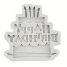 1pc Silicone Fondant Cake Candle Decoration Accessory Baking Mold, For Making Birthday Cake Decorations And Accessory Gifts - View 18
