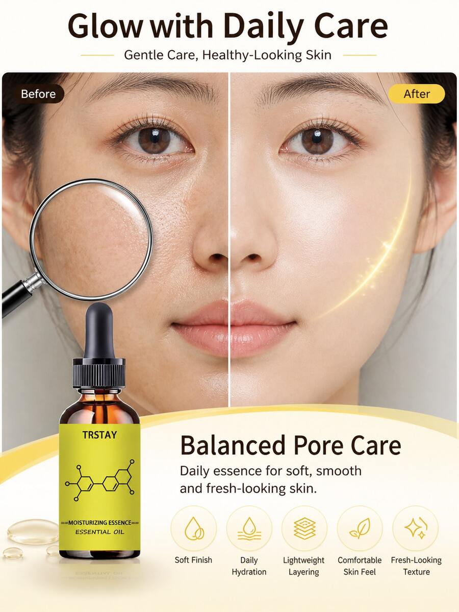 Daily Facial Essence Lightweight Nourishment Glow Enhancing Skin Feel Smooth Hydration Fast Absorption Soft Comfort Beauty Skincare Essential Routine - Multicolor - View 1