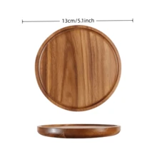 Creative Rotating Rosewood Tray - 360° Rotating Tray, Dessert Serving Tray, Wooden Tray, Decorative Tray, Snack Tray, Kitchen Tray, Candy Tray, Suitable For Fruits, Cakes, Cheese, Pastries, Candy And Some Coffee Cups, Tea Cups, Ideal For Home And Restaurant Use, Perfect Gift For Family And Friends, Home Decor - View 6
