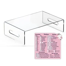1pc Transparent Acrylic Bookshelf - Acrylic Bookshelf With 2 Book Clips, Open Bookshelf For Display And Reading, Suitable For Art, Bible, Cookbook, Easel, Magazine, Textbook - Sets - View 14